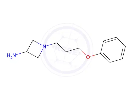 Chemical structure of 1-(3-phenoxypropyl)azetidin-3-amine