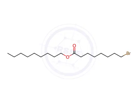 Chemical structure of Octanoic acid, 8-bromo-, nonyl ester
