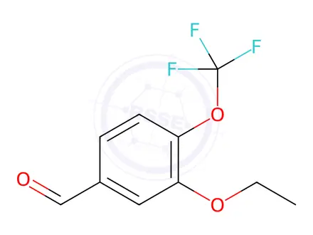 Chemical structure of 3-Ethoxy-4-(trifluoromethoxy)benzaldehyde
