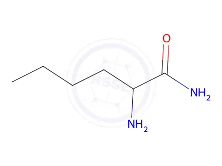 Chemical structure of 2-Aminohexanamide hydrochloride
