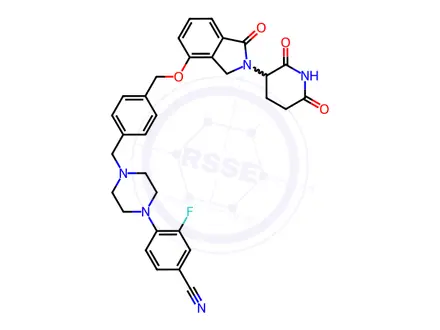 Chemical structure of Mezigdomide Impurity 1