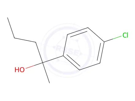 Chemical structure of 2-(4-Chlorophenyl)pentan-2-ol