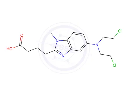 Chemical structure of Bendamustine Hydrochloride Monohydrate