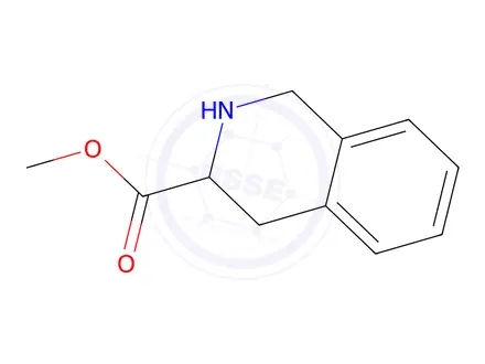 Chemical structure of Methyl 1,2,3,4-Tetrahydroisoquinoline-3-carboxylate