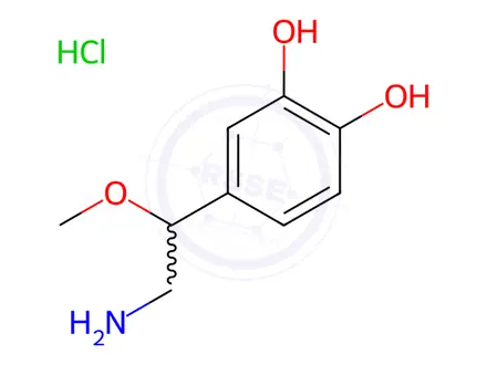 Chemical structure of Norepinephrine EP Impurity D (Racemic Mixture)