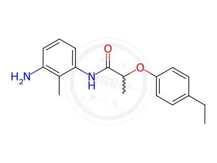 Chemical structure of N-(3-Amino-2-methylphenyl)-2-(4-ethylphenoxy)-propanamide