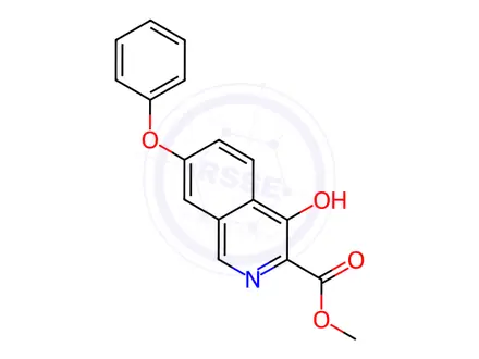 Chemical structure of Roxadustat Impurity 264