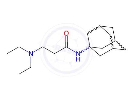 Chemical structure of N-(1-Adamantyl)-3-(diethylamino)propionamide