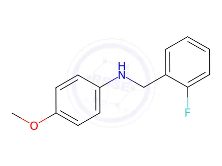 Chemical structure of N-(2-Fluorobenzyl)-4-methoxyaniline