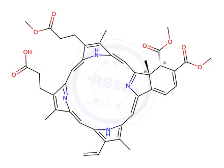Chemical structure of Verteporfin Impurity 3