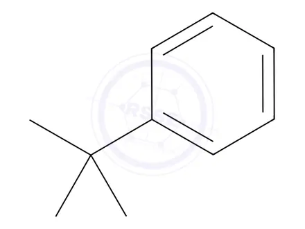 Chemical structure of tert-Butylbenzene