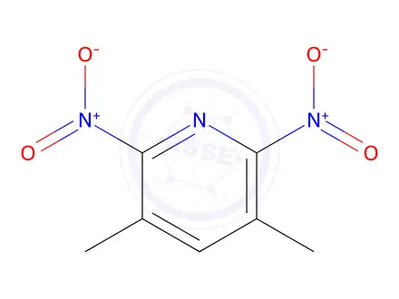 Chemical structure of 3,5-Dimethyl-2,6-Di-nitro pyridine