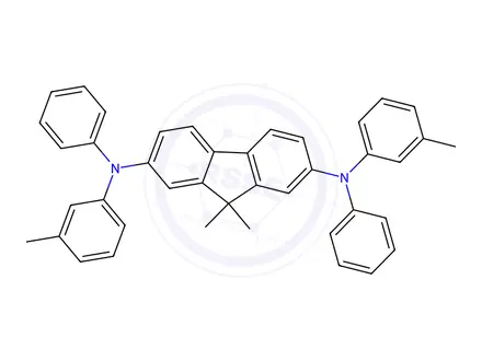 Chemical structure of 9,9-Dimethyl-N,N'-bis(3-methylphenyl)-N,N'-diphenyl-9H-fluorene-2,7-diamine