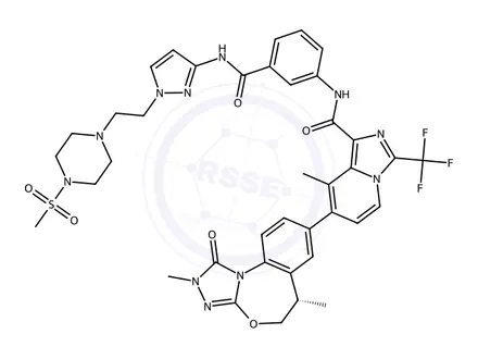 Chemical structure of Nintedanib D8 Impurity