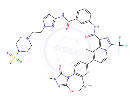 Chemical structure of Nintedanib D8 Impurity