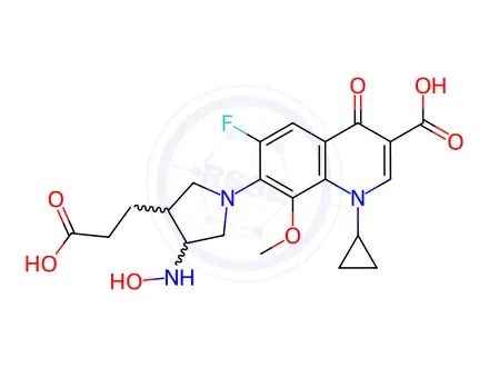 Chemical structure of Moxifloxacin Impurity 30