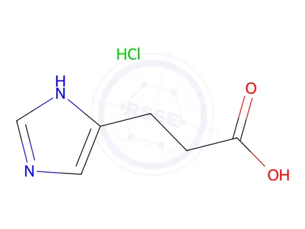 Chemical structure of 3-(1H-imidazol-5-yl)propanoic acid;hydrochloride