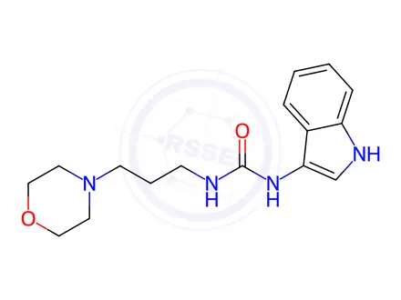 Chemical structure of 1-(1H-Indol-3-yl)-3-(3-morpholinopropyl)urea