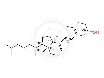 Chemical structure of Cholecalciferol EP Impurity E (Tachysterol 3)