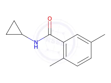 Chemical structure of N-cyclopropyl-2,5-dimethylbenzamide