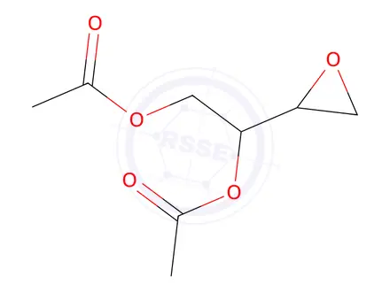 Chemical structure of 1-Oxiranyl-1,2-ethanediol Diacetate