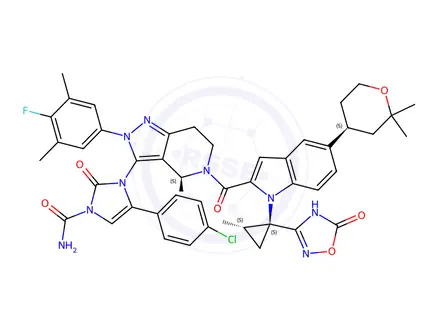 Chemical structure of Varespladib-d7