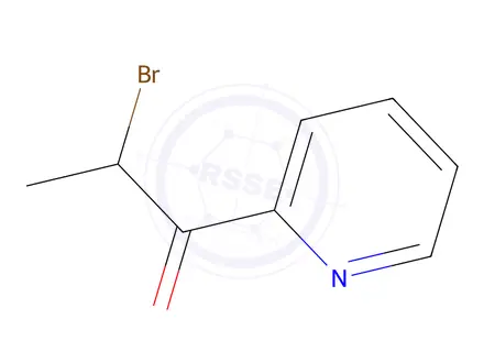 Chemical structure of 1-Propanone, 2-bromo-1-(2-pyridinyl)-(9CI)