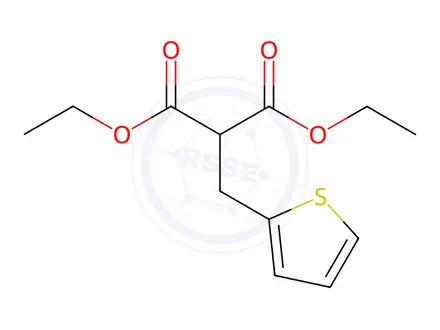 Chemical structure of Diethyl 2-((thien-2-yl)methyl)malonate