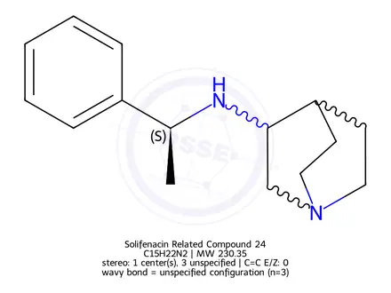Chemical structure of Solifenacin Related Compound 24