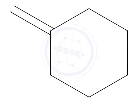 Chemical structure of Methylenecyclohexane