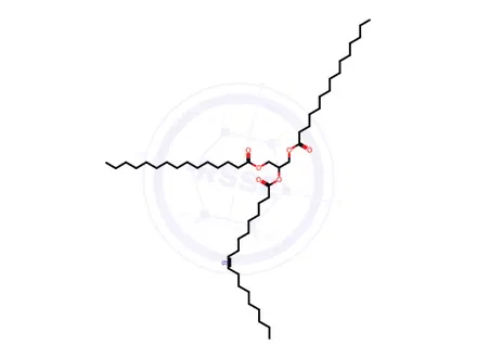 Chemical structure of 15:0-18:1-15:0 TG