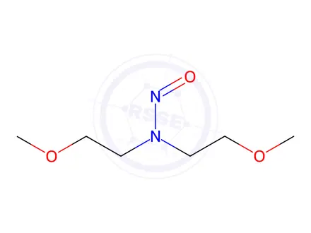 Chemical structure of N,N-Bis(2-methoxyethyl)nitrous amide