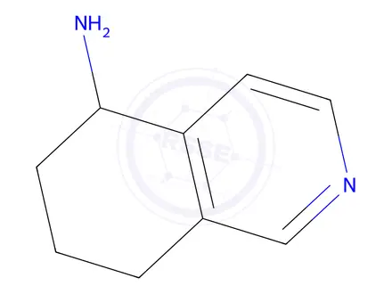 Chemical structure of 5,6,7,8-tetrahydroisoquinolin-5-amine