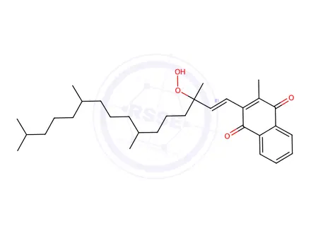 Chemical structure of Vitamin K1 Peroxide Impurity