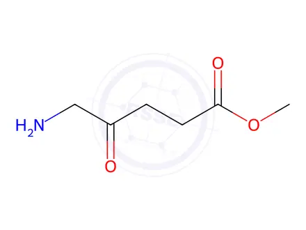 Chemical structure of Methyl 5-Aminolevulinate