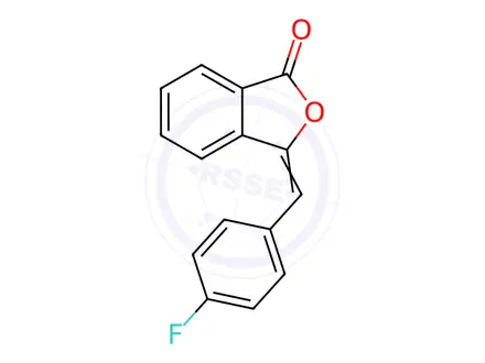 Chemical structure of 3-[(4-Fluorophenyl)methylene]phthalide