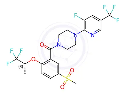 Chemical structure of Bitopertin Impurity 6