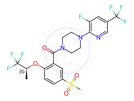 Chemical structure of Bitopertin