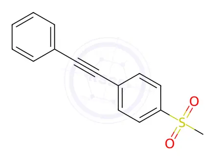 Chemical structure of 1-METHANESULFONYL-4-PHENYLETHYNYL-BENZENE