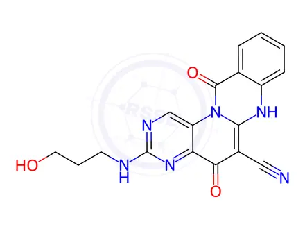 Chemical structure of 3(or 5)-[[p-(benzylmethylamino)phenyl]azo]-1,4-dimethyl-1H-1,2,4-triazolium formate