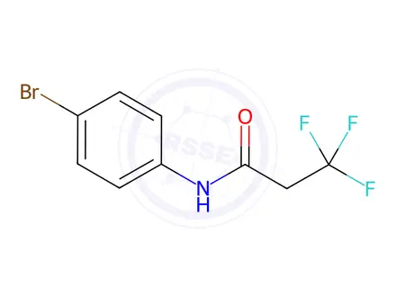 Chemical structure of N-(4-bromophenyl)-3,3,3-trifluoropropanamide