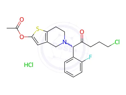 Chemical structure of Prasugrel EP Impurity E