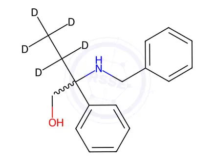 Chemical structure of 2-Benzylamino-2-phenylbutanol-d5