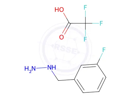 Chemical structure of [(3-fluorophenyl)methyl]hydrazine
