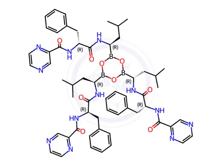 Chemical structure of Bortezomib Impurity 222