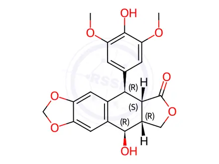 Chemical structure of Podophyllotoxin Impurity 5