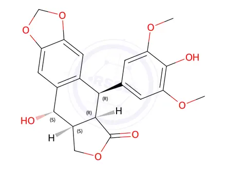 Chemical structure of Podophyllotoxin Impurity 14