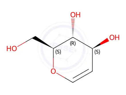 Chemical structure of L-glucal