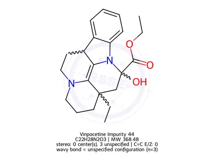 Chemical structure of Vinpocetine Impurity 44