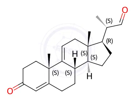 Chemical structure of Progesterone Impurity 141